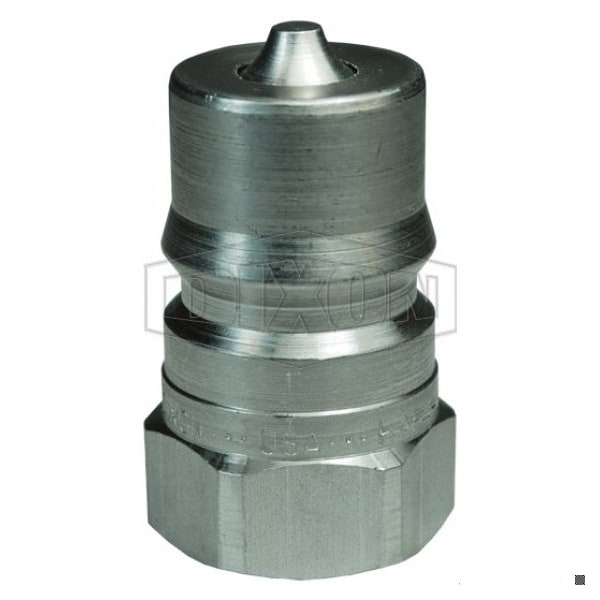 DQC H Industrial Interchange Female Plug, 1/8-27 Nominal, Female NPTF, 316 SSss Steel